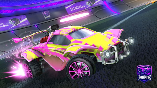 A Rocket League car design from DooWoo