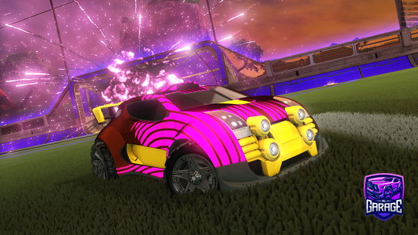 A Rocket League car design from Mazda3