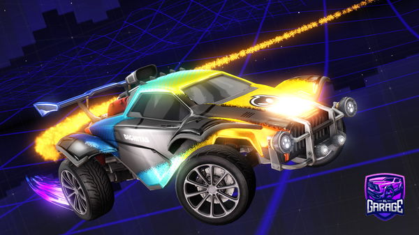 A Rocket League car design from Wihkam