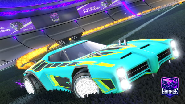 A Rocket League car design from furynfoff