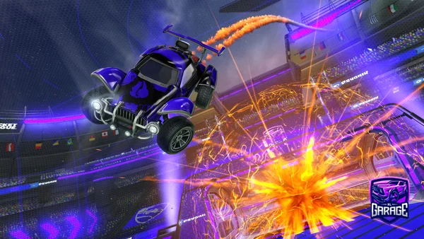 A Rocket League car design from Mini_Bond006