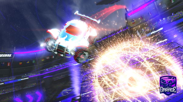 A Rocket League car design from FAZEmanu