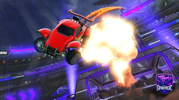 A Rocket League car design from AstroZX