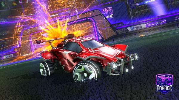 A Rocket League car design from Moocat76