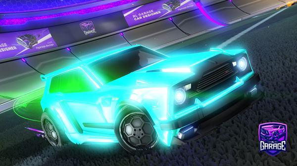 A Rocket League car design from SLWXCV