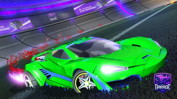 A Rocket League car design from munchy