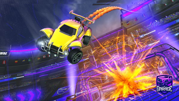 A Rocket League car design from Trex2586