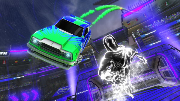 A Rocket League car design from Cloaks