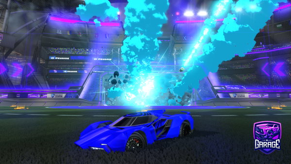 A Rocket League car design from amazifens123