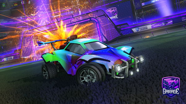 A Rocket League car design from bladez7