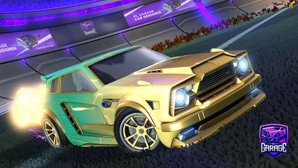 A Rocket League car design from Stonks62
