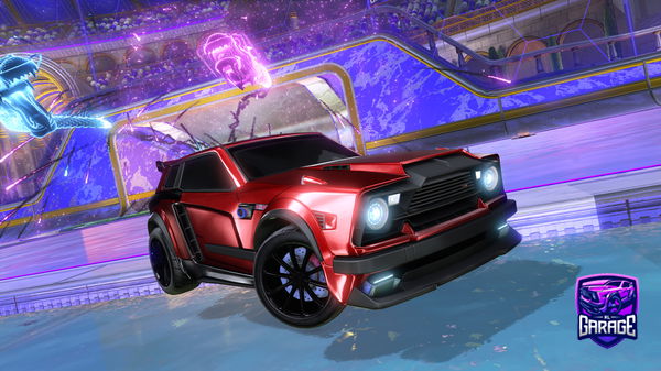 A Rocket League car design from jackedpotato