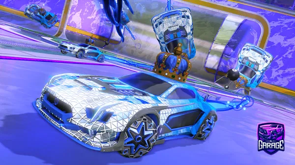 A Rocket League car design from Lkyerowley