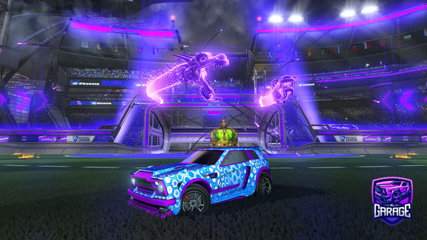 A Rocket League car design from ishowmeatiscool