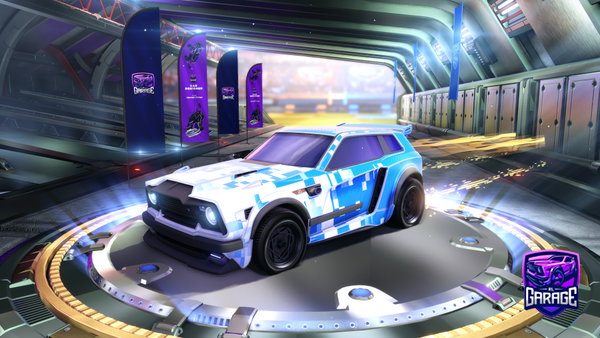 A Rocket League car design from Nolino227