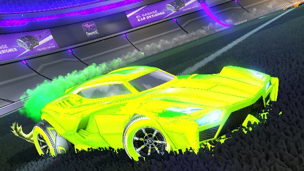 A Rocket League car design from Evound