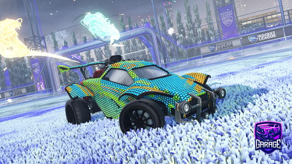 A Rocket League car design from Ljayinator