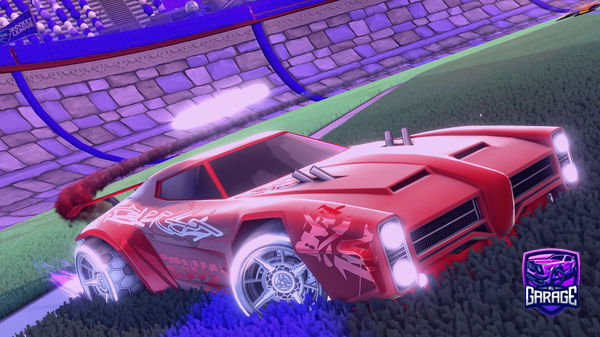 A Rocket League car design from Calvindinorex