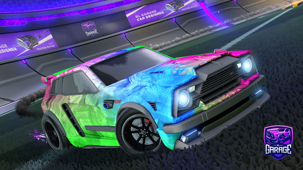 A Rocket League car design from adirajb