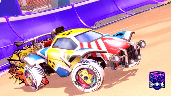 A Rocket League car design from thehealer_76