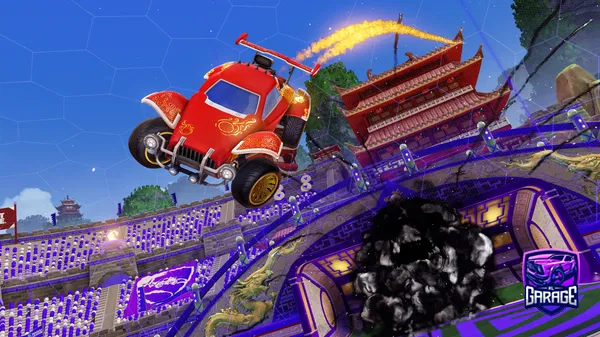 A Rocket League car design from HUSSAIN-HXR032