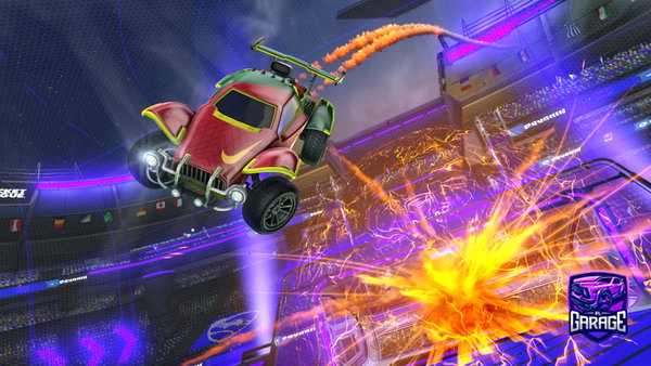 A Rocket League car design from Jbravoking