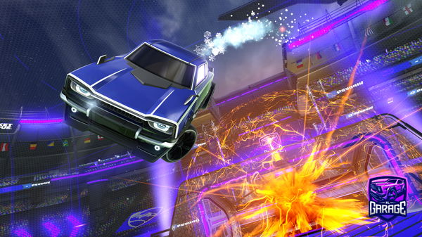 A Rocket League car design from Tech_Ed