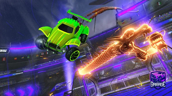 A Rocket League car design from mentogang