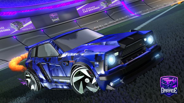 A Rocket League car design from papichulo127