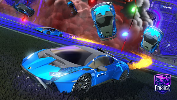 A Rocket League car design from Rezzzzzz1