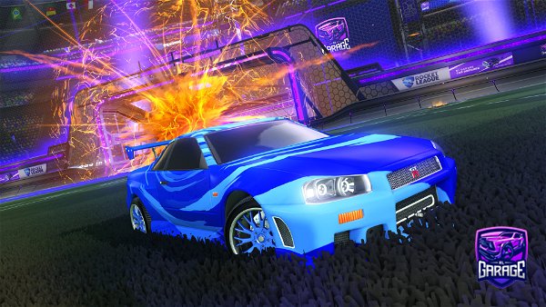 A Rocket League car design from indo2