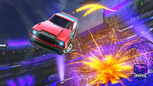 A Rocket League car design from LucaTony24