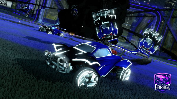 A Rocket League car design from whitewarrior11