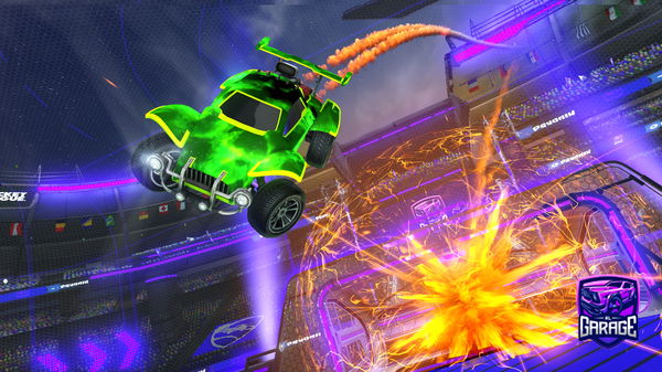 A Rocket League car design from SweetGhost