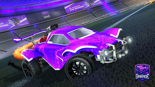 A Rocket League car design from heelloo
