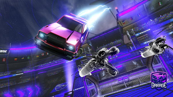 A Rocket League car design from Mihawk54