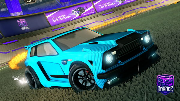 A Rocket League car design from BACK_35