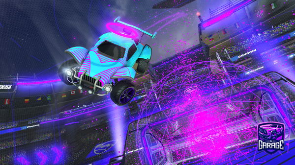 A Rocket League car design from Fenix-on-gfuel