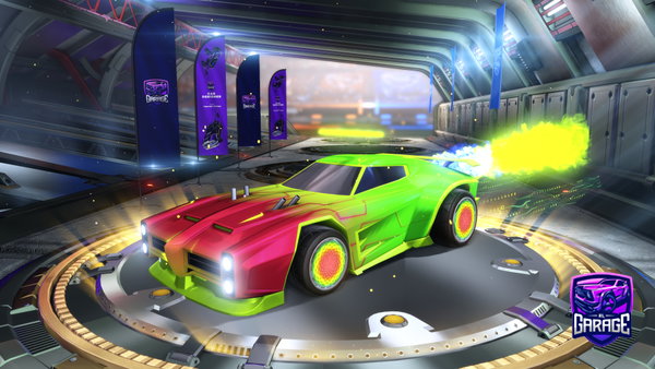 A Rocket League car design from dxc4f