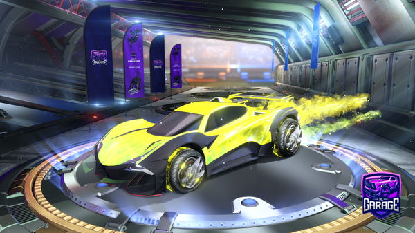 A Rocket League car design from mrtrd37