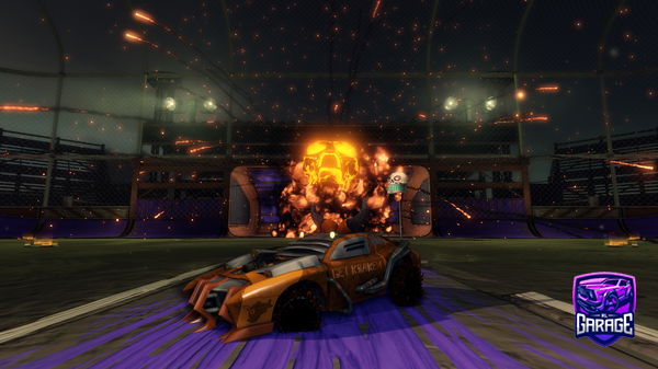 A Rocket League car design from CapyYt