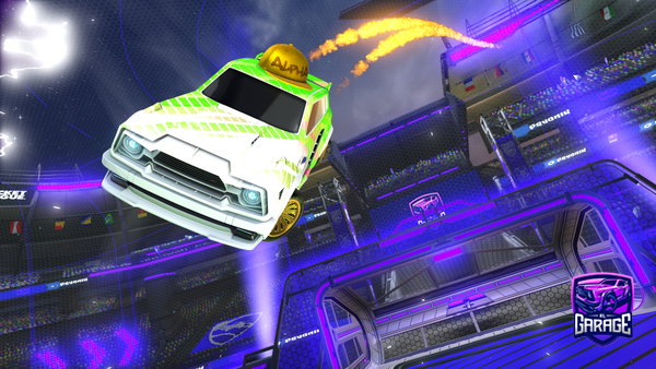 A Rocket League car design from maxxd7