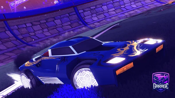 A Rocket League car design from moistj