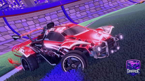 A Rocket League car design from DCN-J7