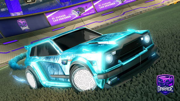 A Rocket League car design from GFuelTripp