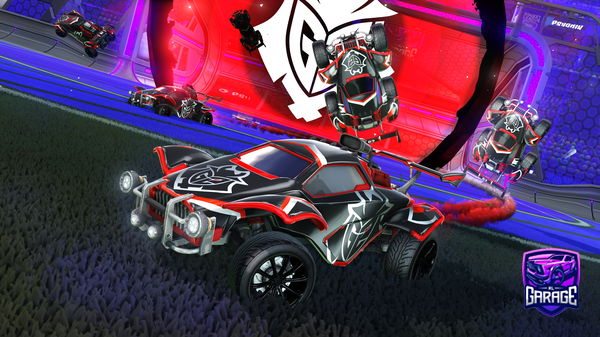 A Rocket League car design from Creo_NoVa