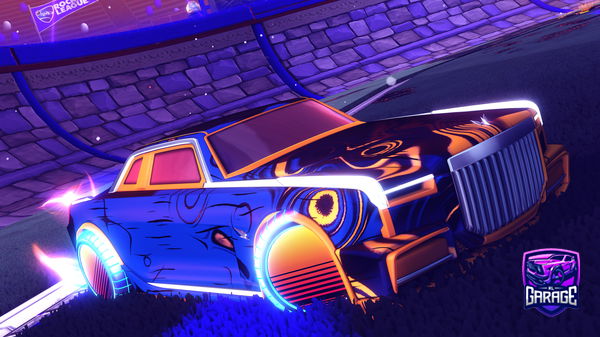 A Rocket League car design from LND_pink_pnda