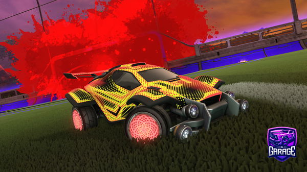 A Rocket League car design from rainilex