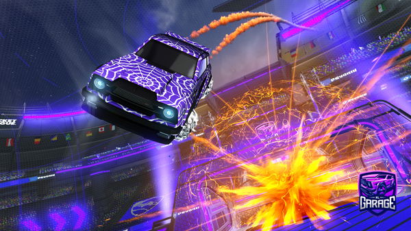 A Rocket League car design from DYNASTYCO