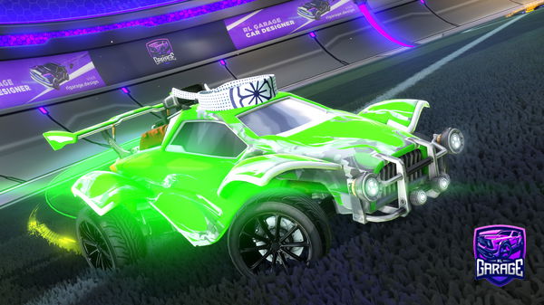 A Rocket League car design from bagsd